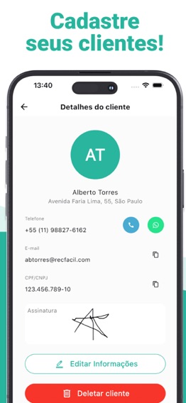 Recibo de Pagamento Orçamento — captura 4